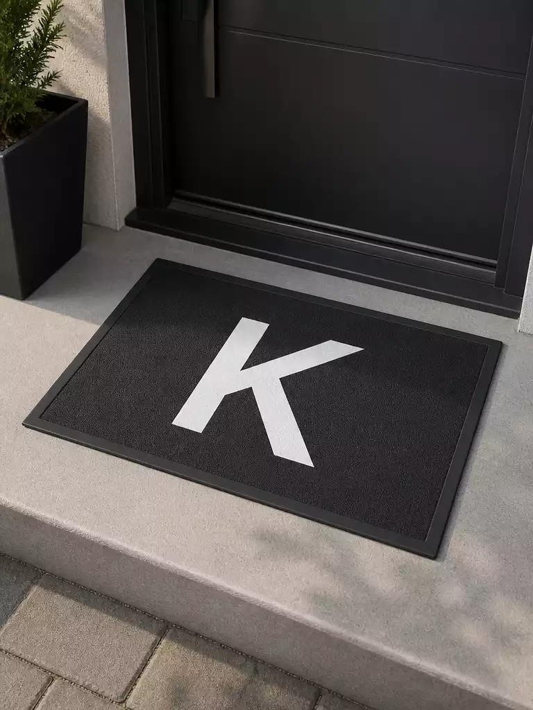 Monogram Initial Mat