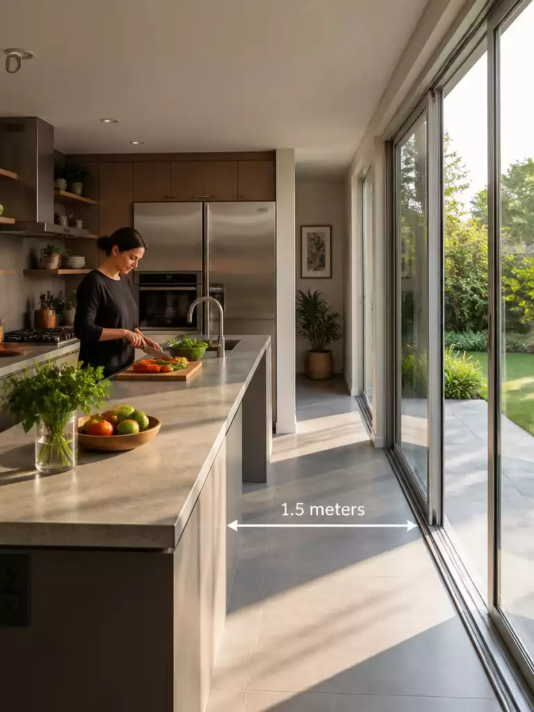 Peninsula Facing Sliding Door Bank