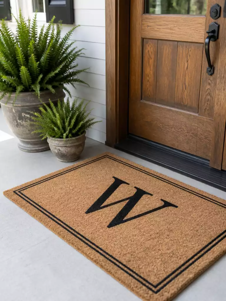 Customized Monogrammed Mats