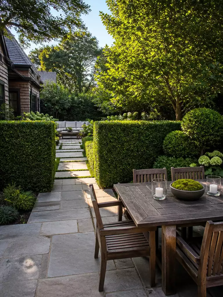 Garden Room Divided Yard
