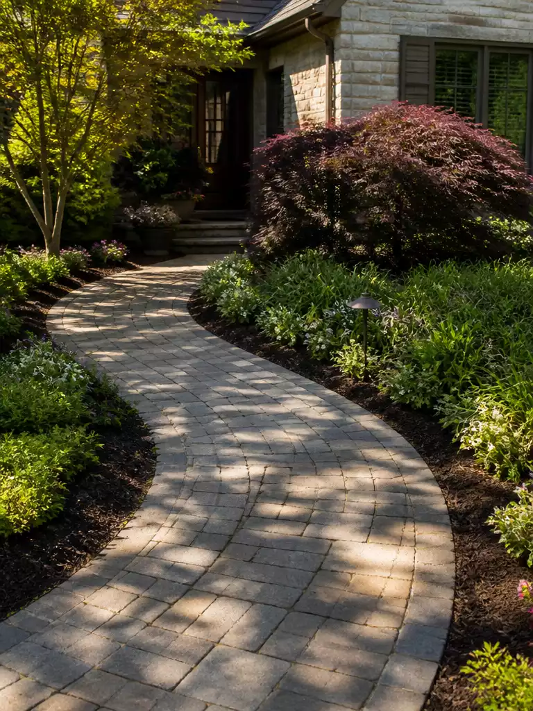 Curved Sweeping Route