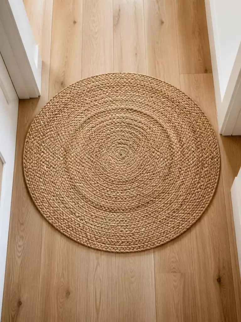 Braided Round Accent Mat