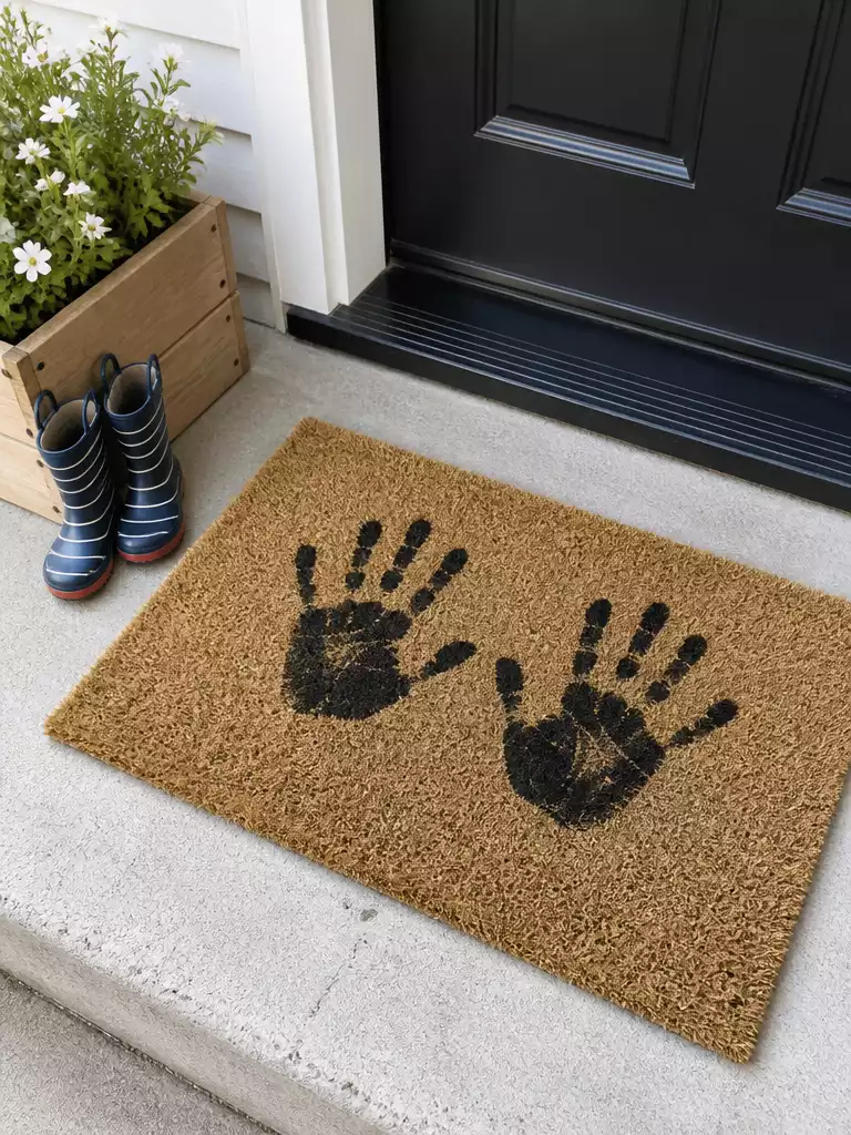 Kids Handprint Mat
