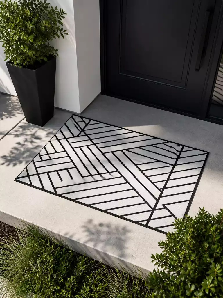 Geometric Line Mat