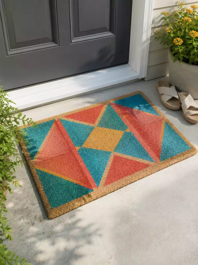 Colorful Summer Doormat
