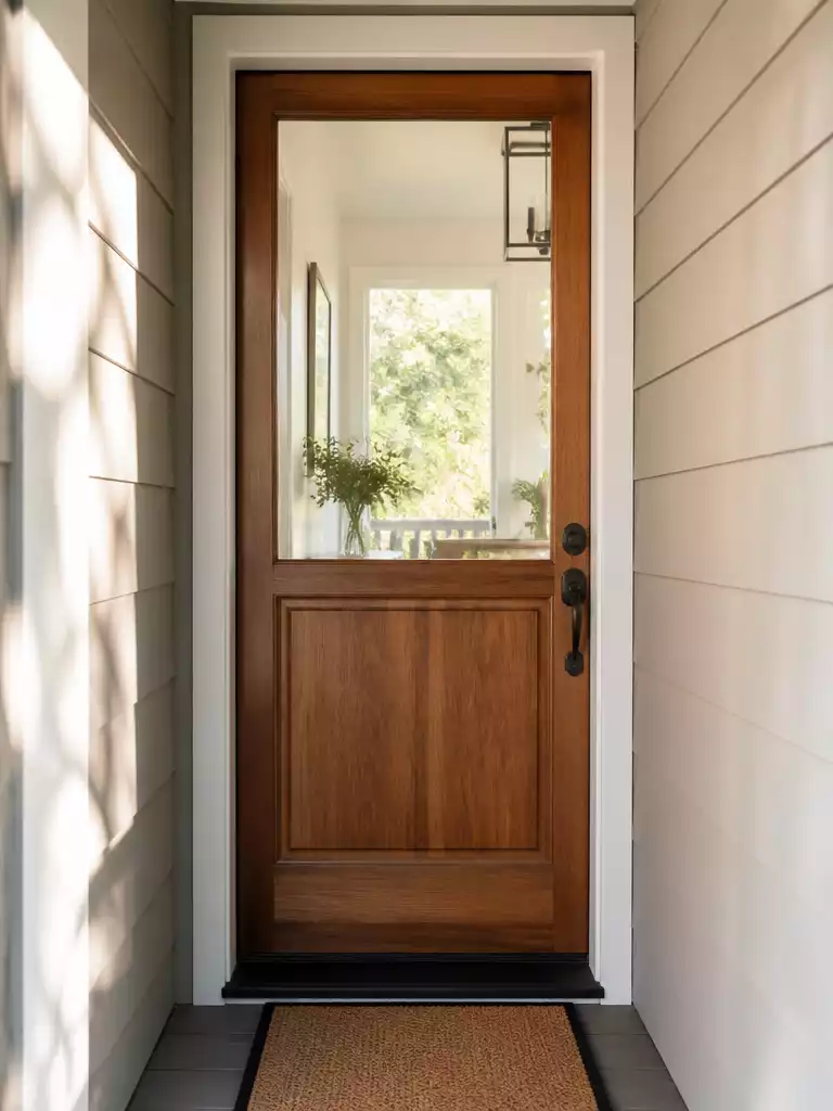 Half Glass Door