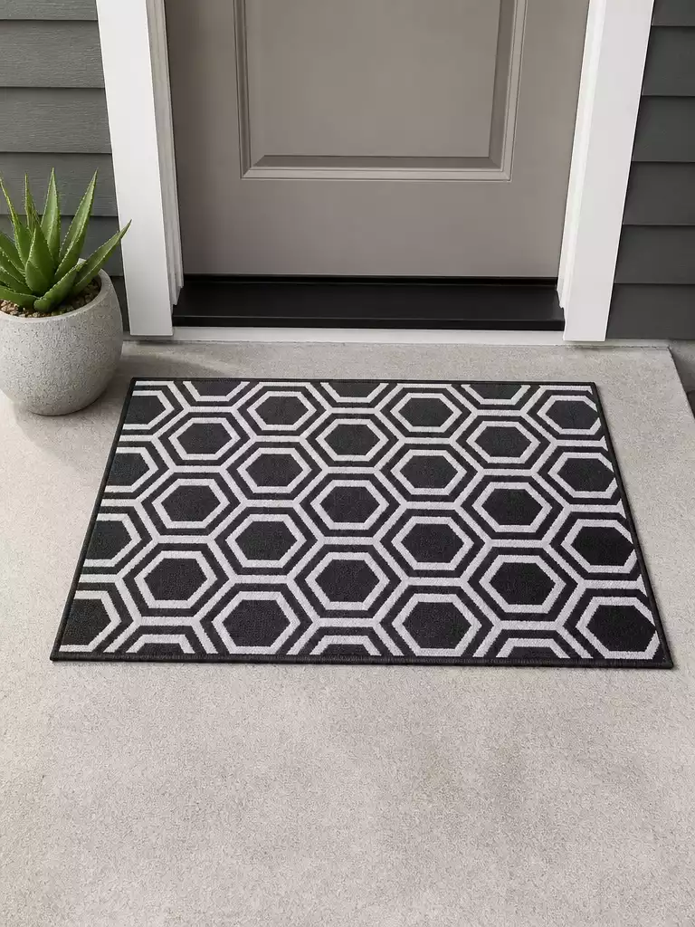 Geometric Print Mat