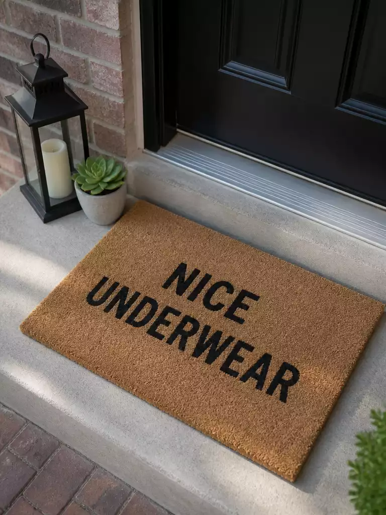 Funny Message Mat