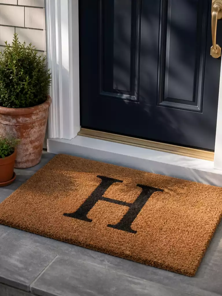 Monogram Initial Mat
