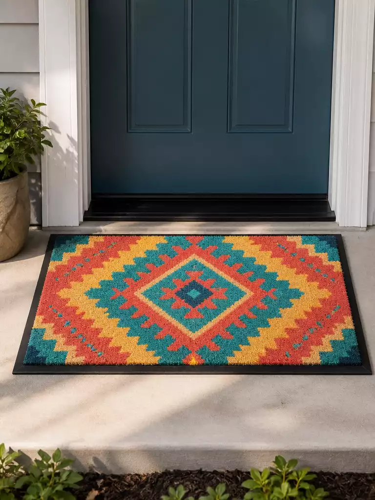 Colorful Summer Doormat