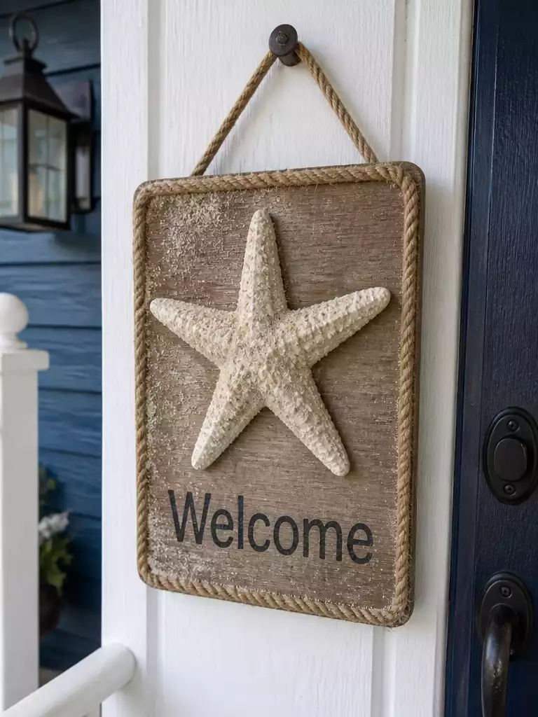 Starfish Welcome Sign