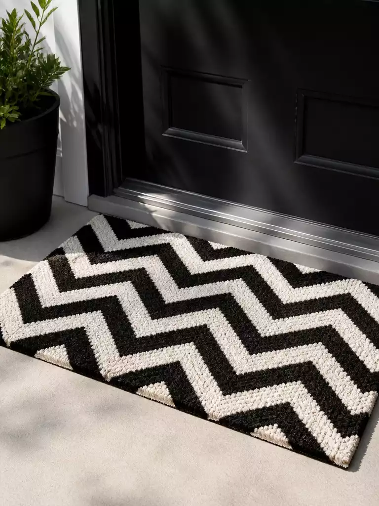 Chevron Pattern Mat