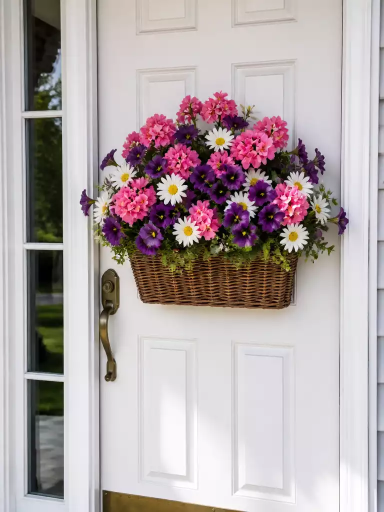 Bright Floral Basket
