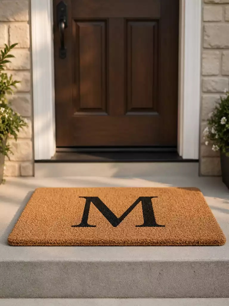 Monogram Personalized Mat