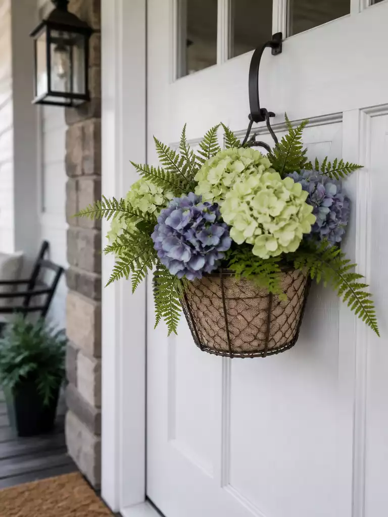 Bright Floral Basket