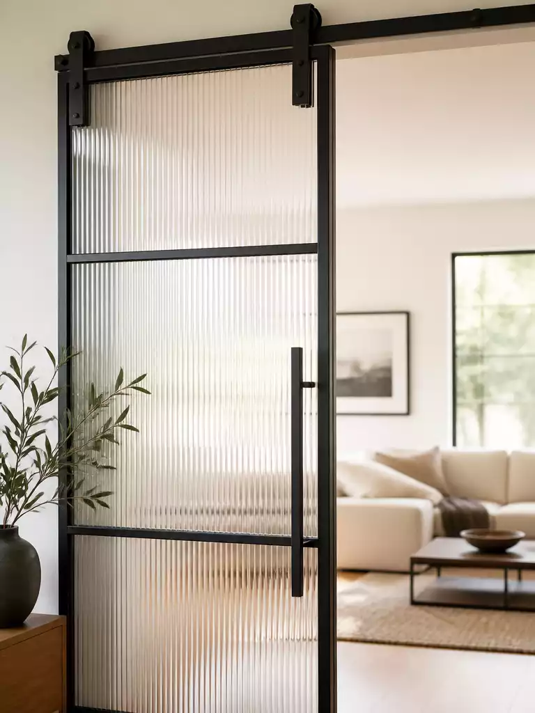 Reeded Glass Insert