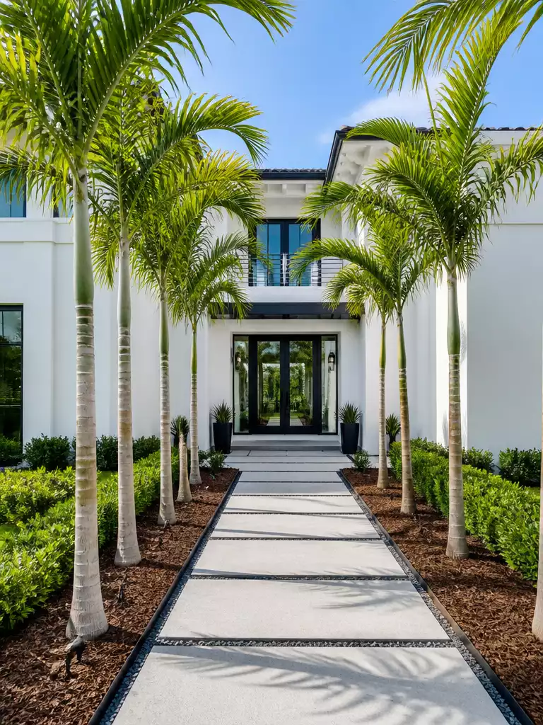 Palm Lined Approach