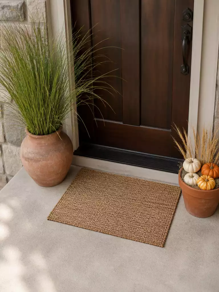 Potted Plant Flanked Mat