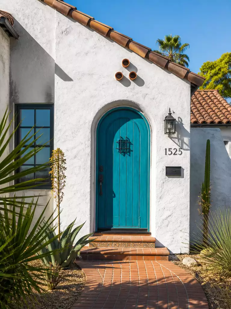 Turquoise Accent Door