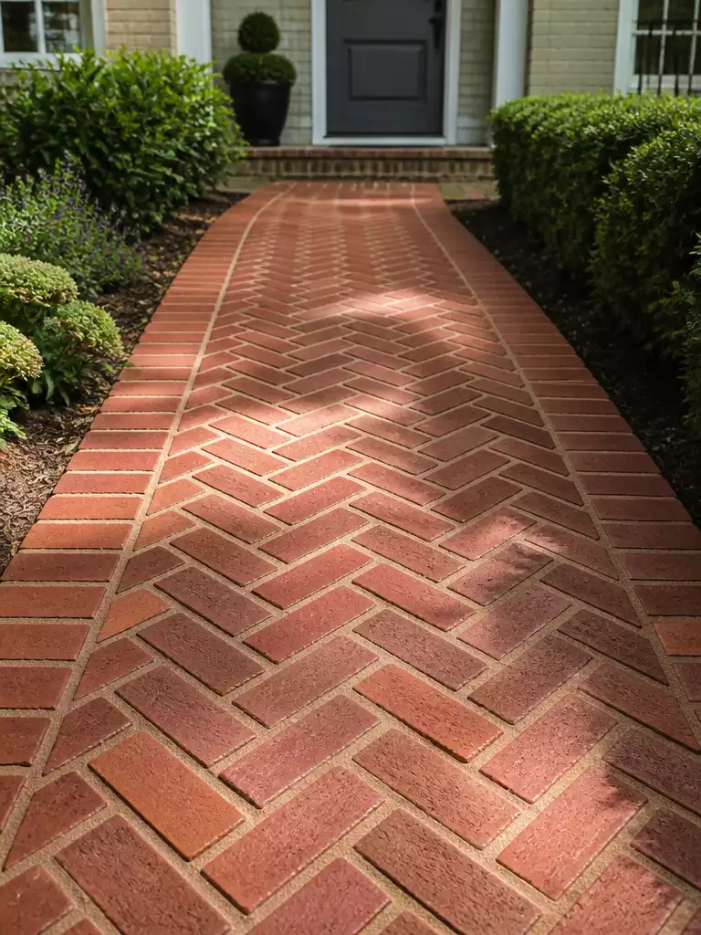 Brick Laid Path