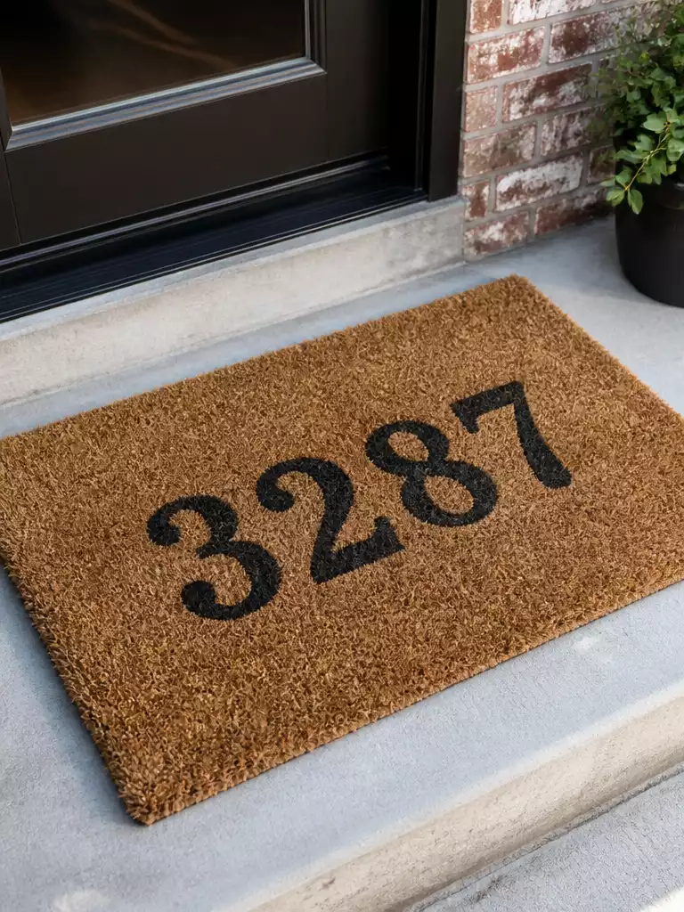Address Number Mat