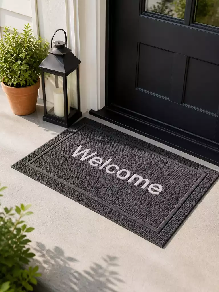 Bold Welcome Quote Mat
