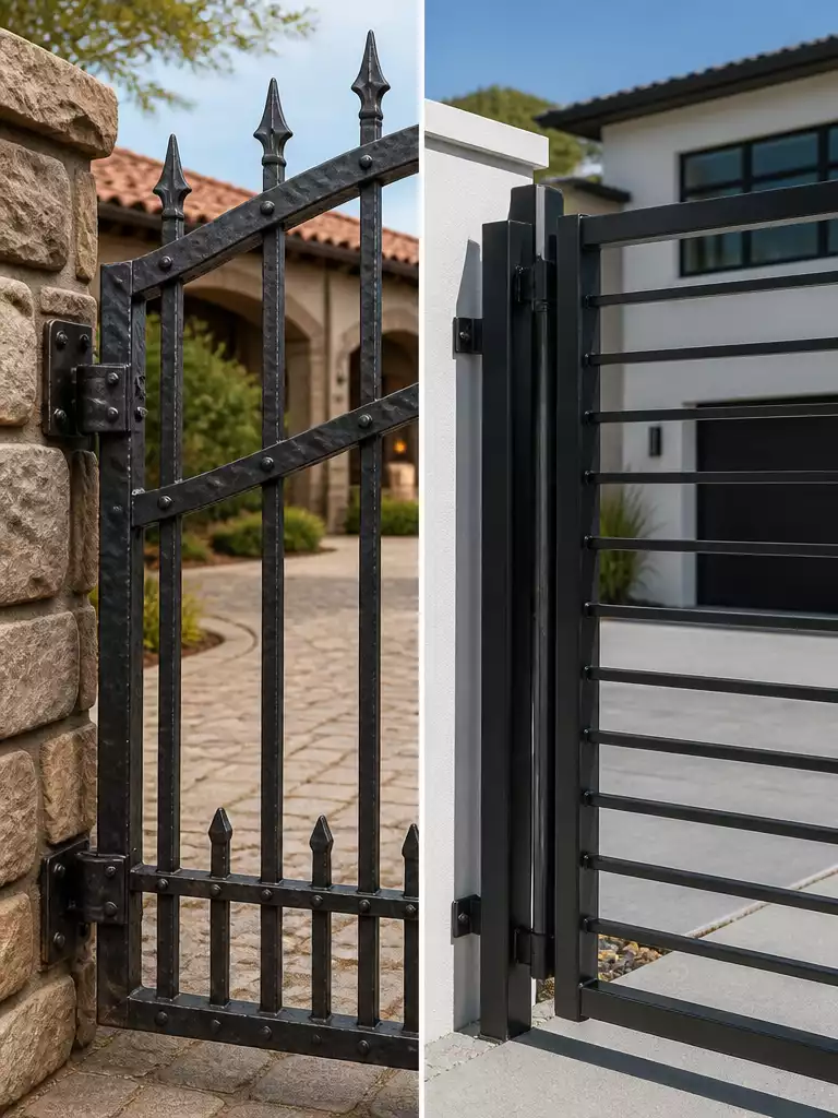 Wrought Iron versus Tubular Steel