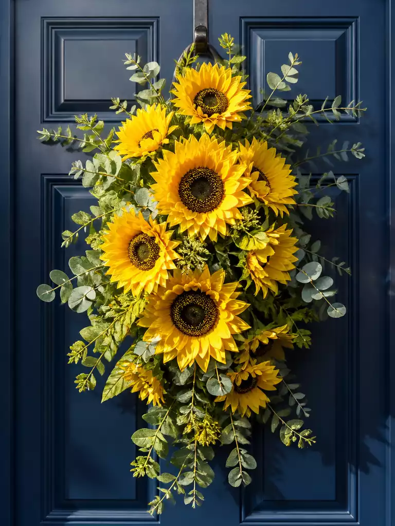 Fresh Sunflower Swag