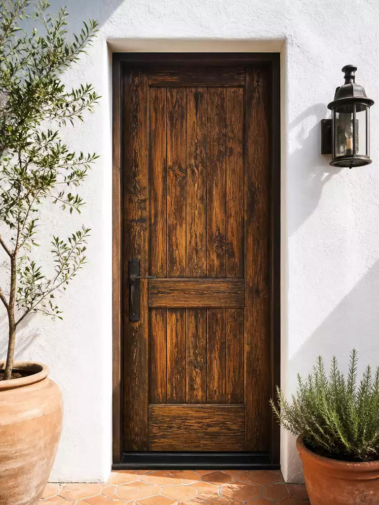 Distressed Stained Finish