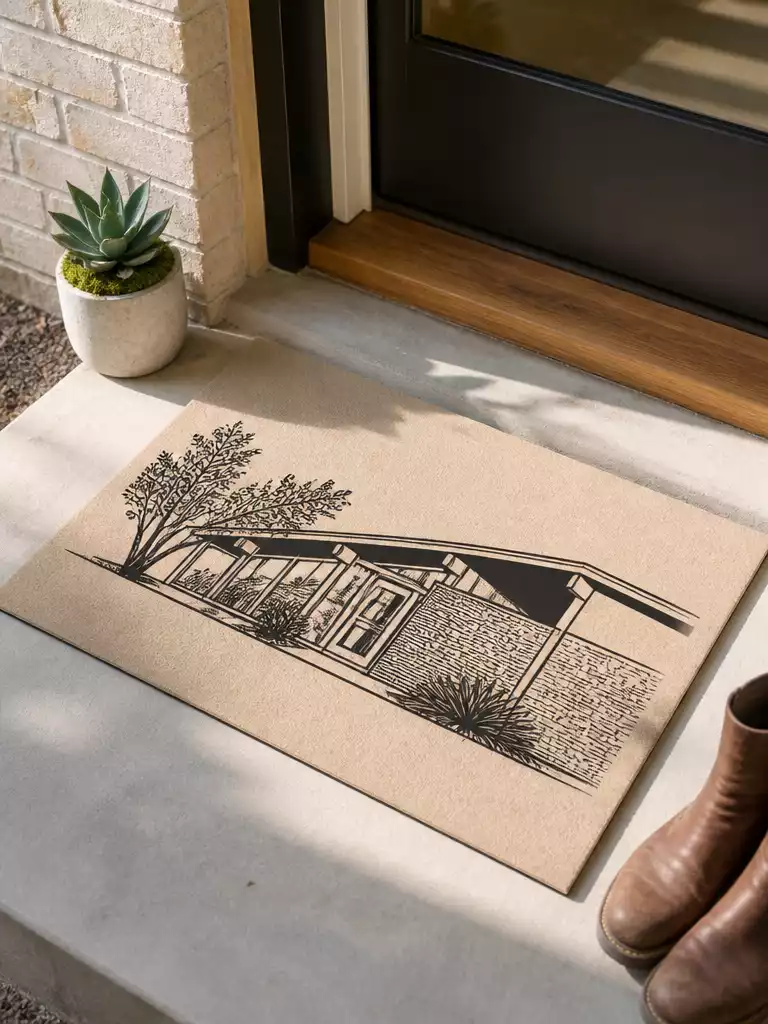 Custom Illustration Mat