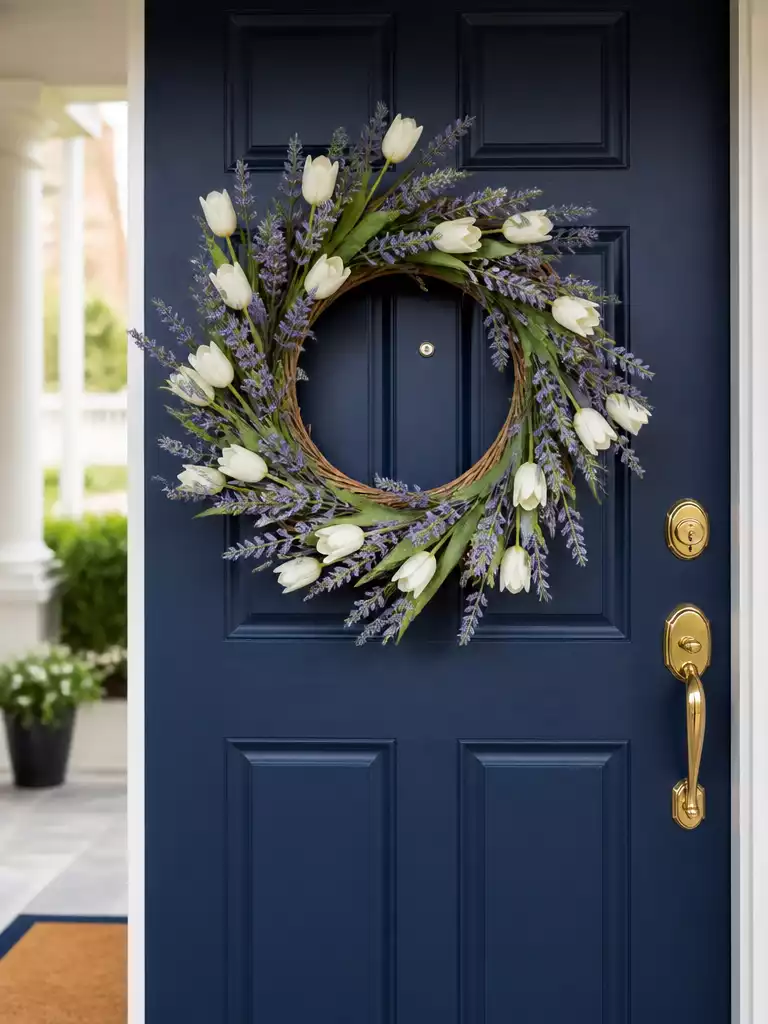 Fresh Bloom Door Wreath