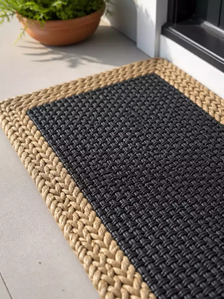 Woven Two Tone Mat