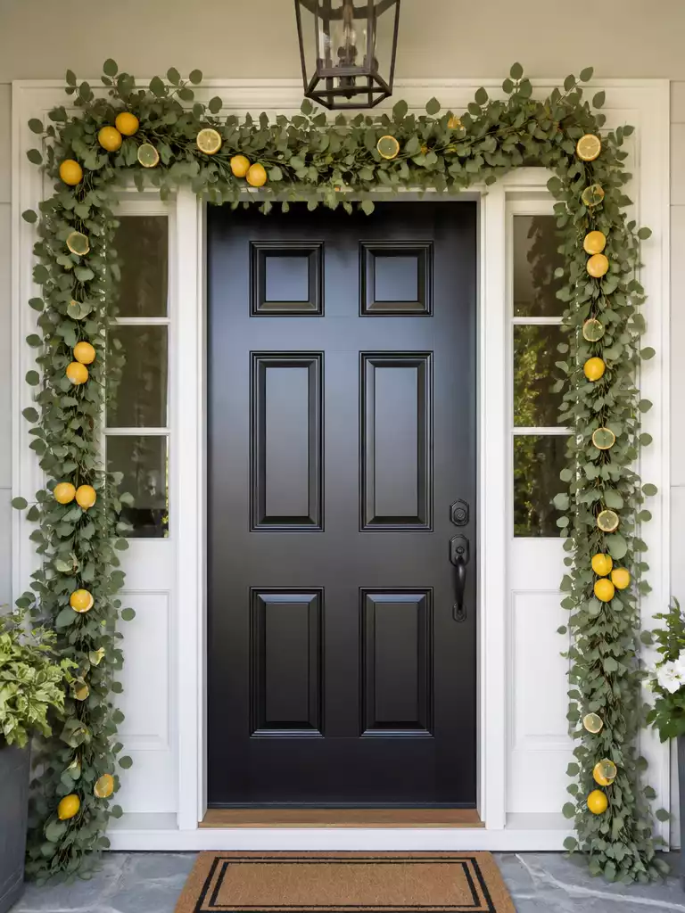 Lemon and Greenery Garland