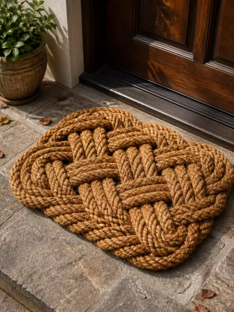 Coir Rope Knot Doormats