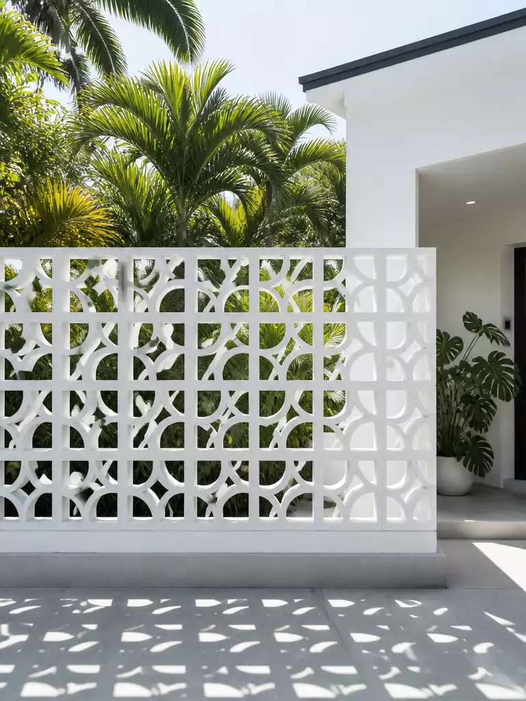 Breeze Block Screen Wall