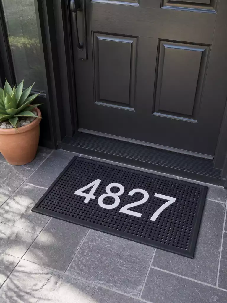 Address Number Mat
