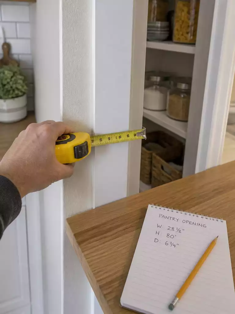 5. Measuring The Opening And Panel Size