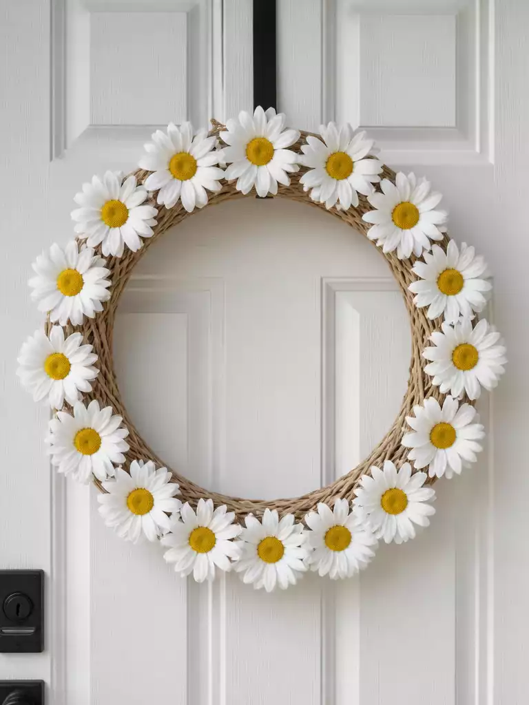 Daisy Summer Wreath