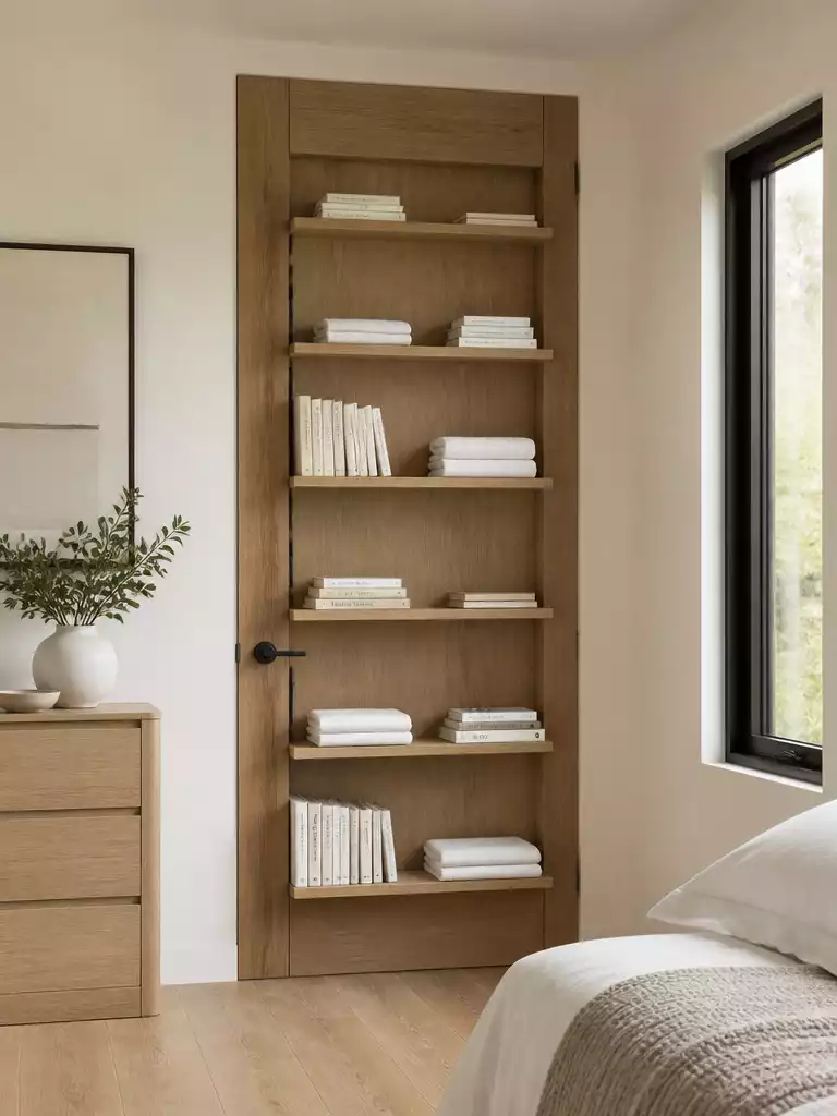 Floor to Ceiling Back Shelving
