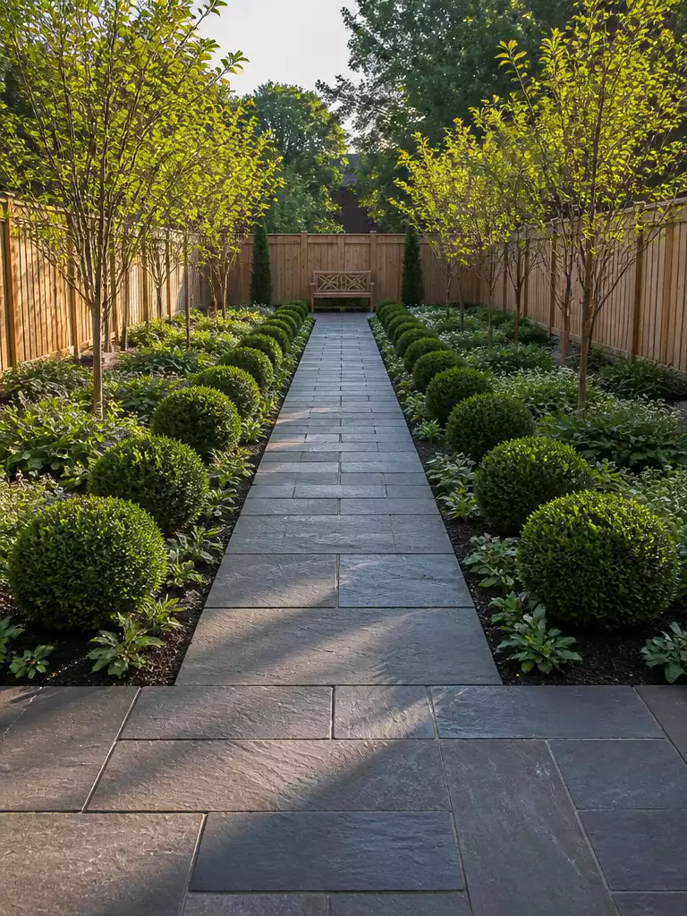 Long Axis Walkway Layout
