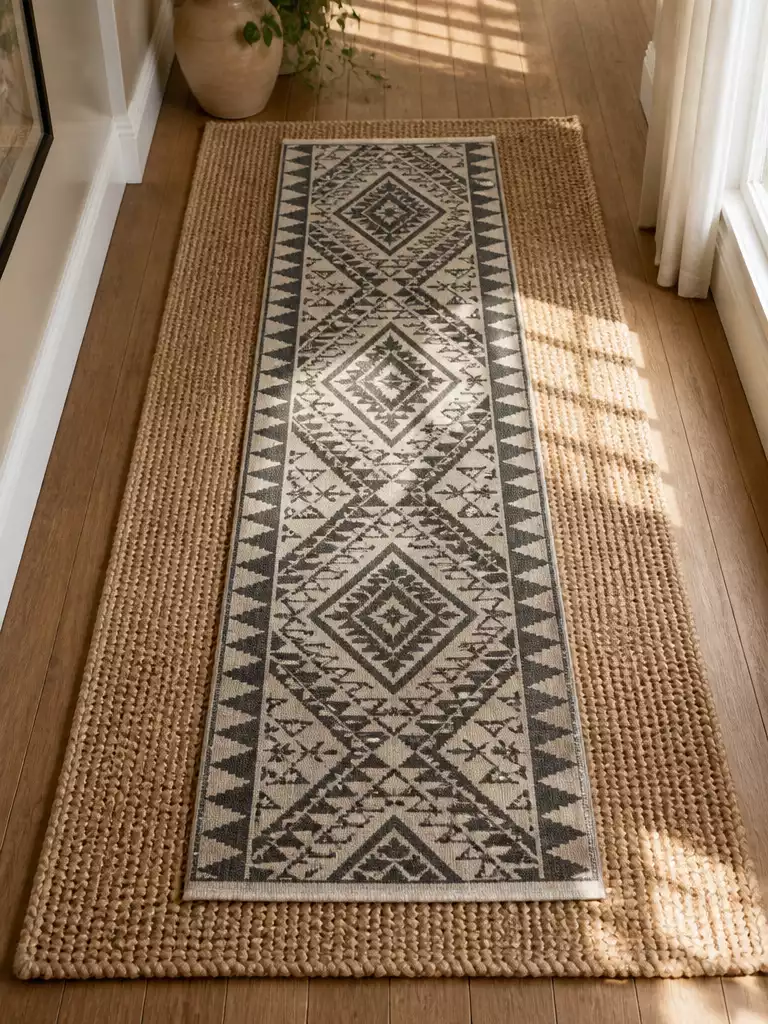 Layered Jute Base Mat