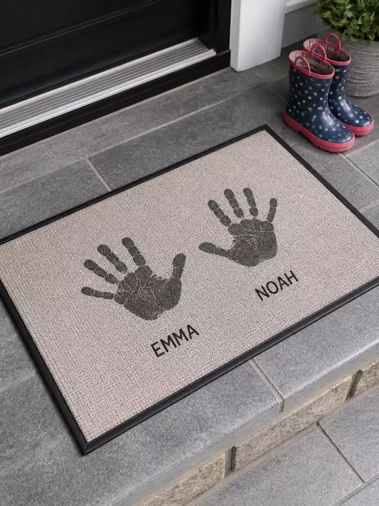 Kids Handprint Mat