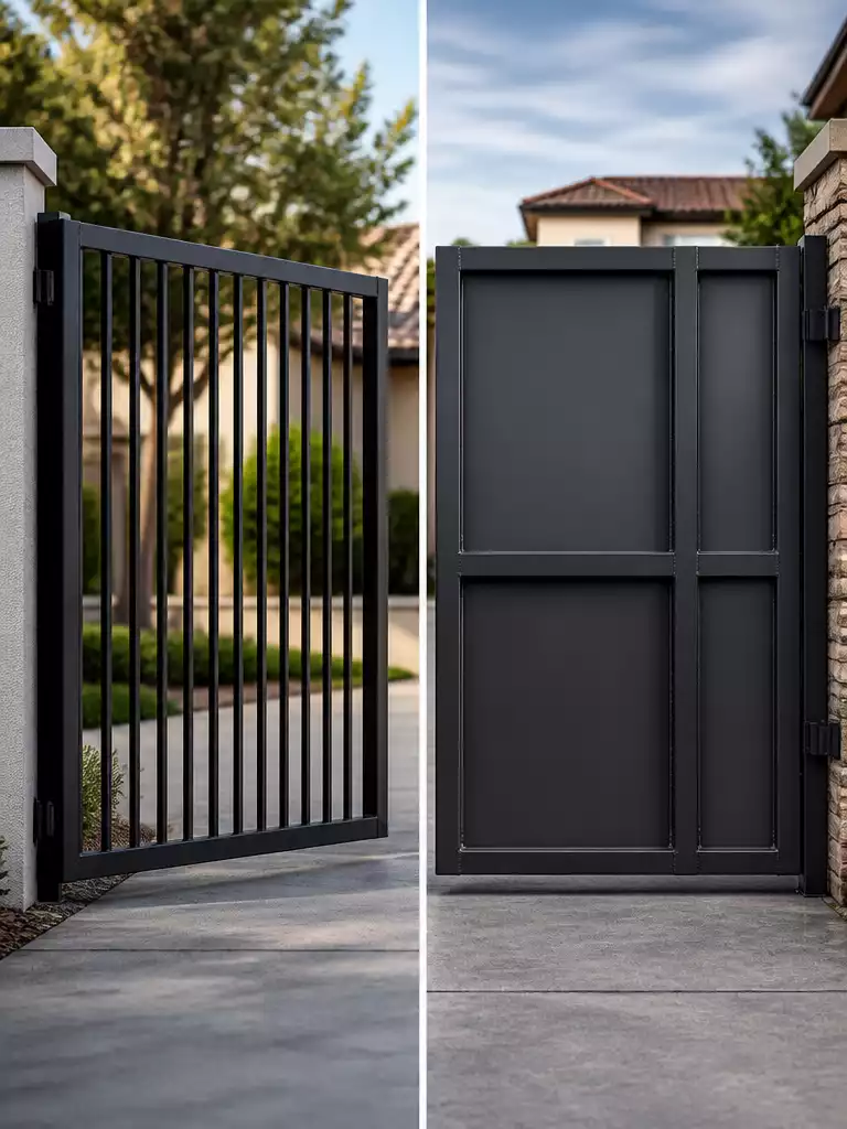 Solid Panel versus Open Bar Design