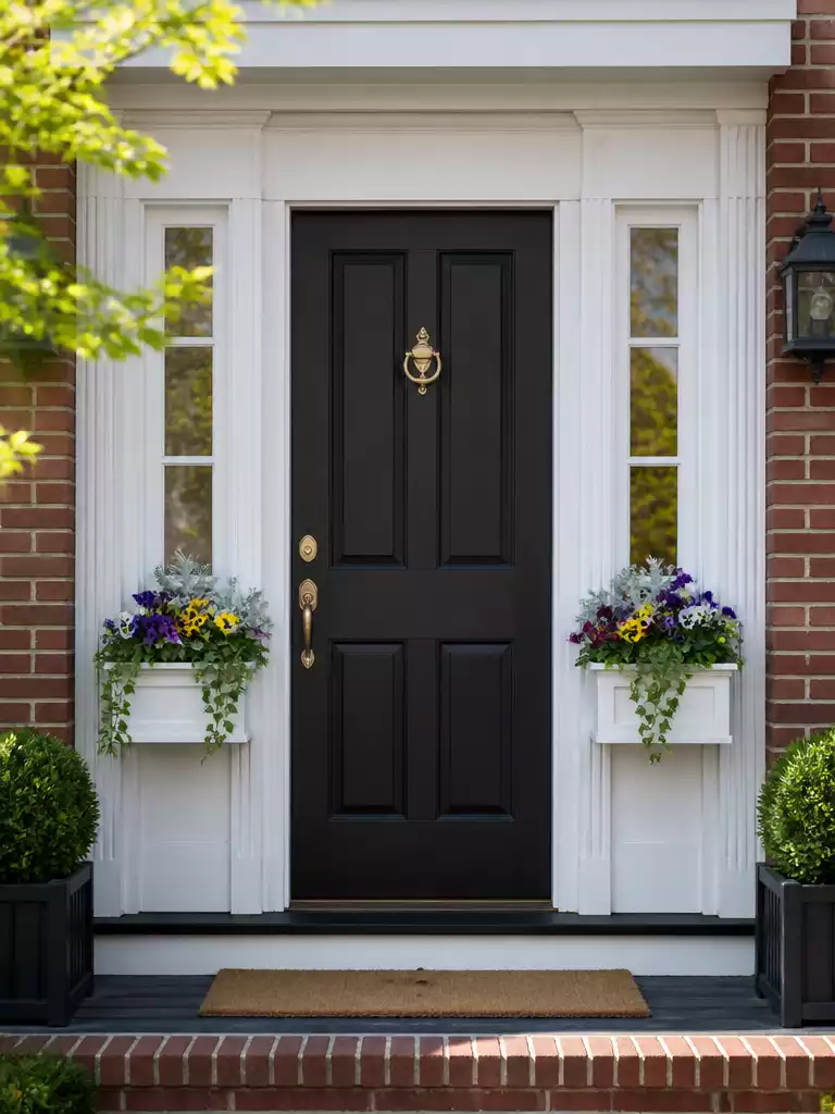 Window Box Beneath Sidelights