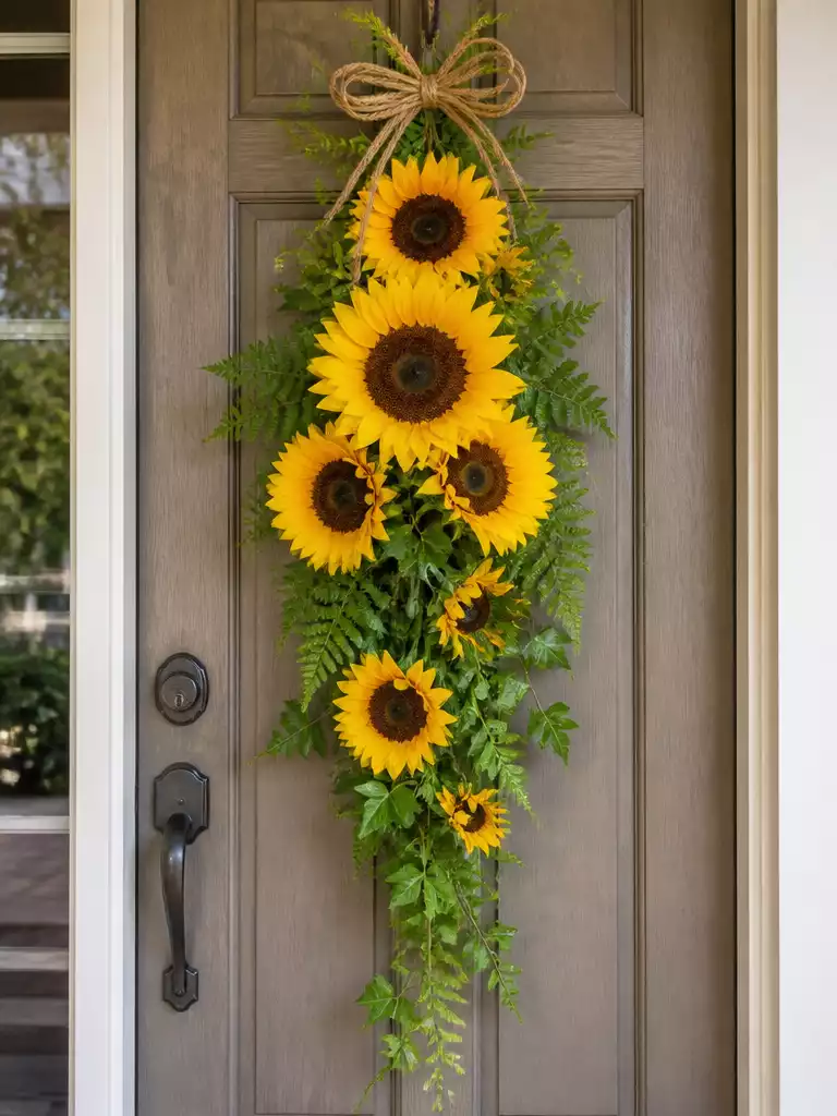 Fresh Sunflower Swag