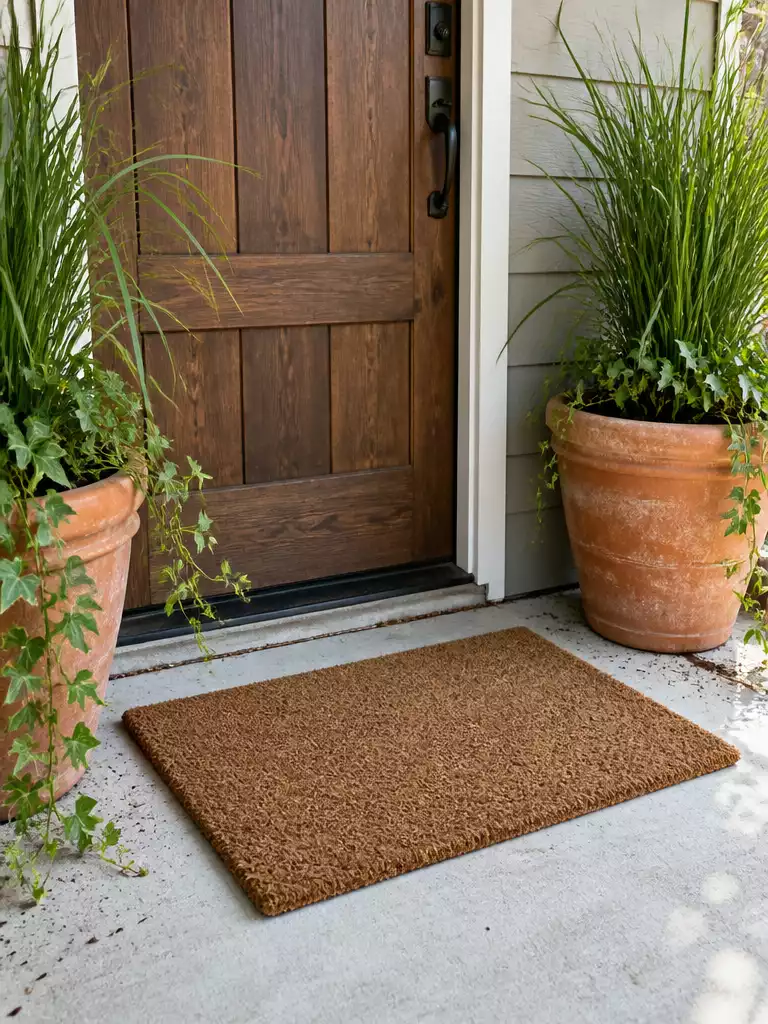 Potted Plant Flanked Mat