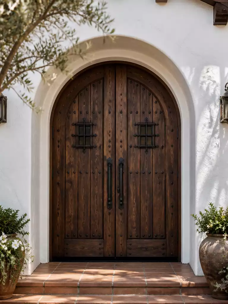 Double Arched Doors