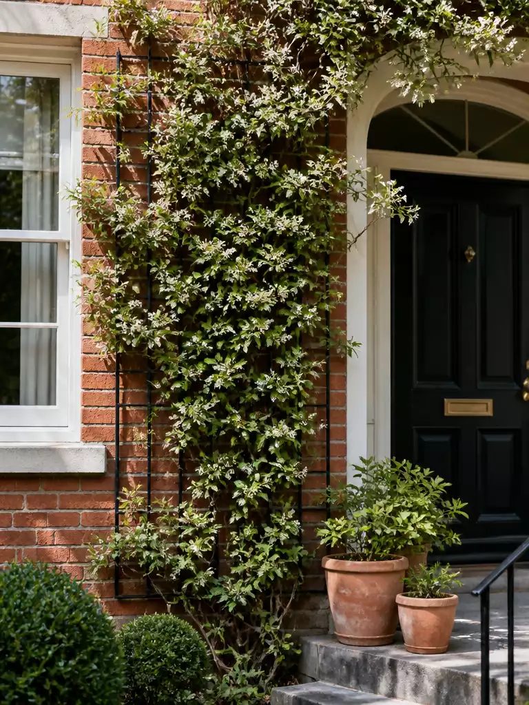 Climbing Plants On The Facade
