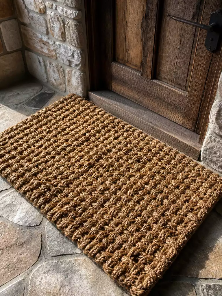 Natural Hemp Scraper Mats