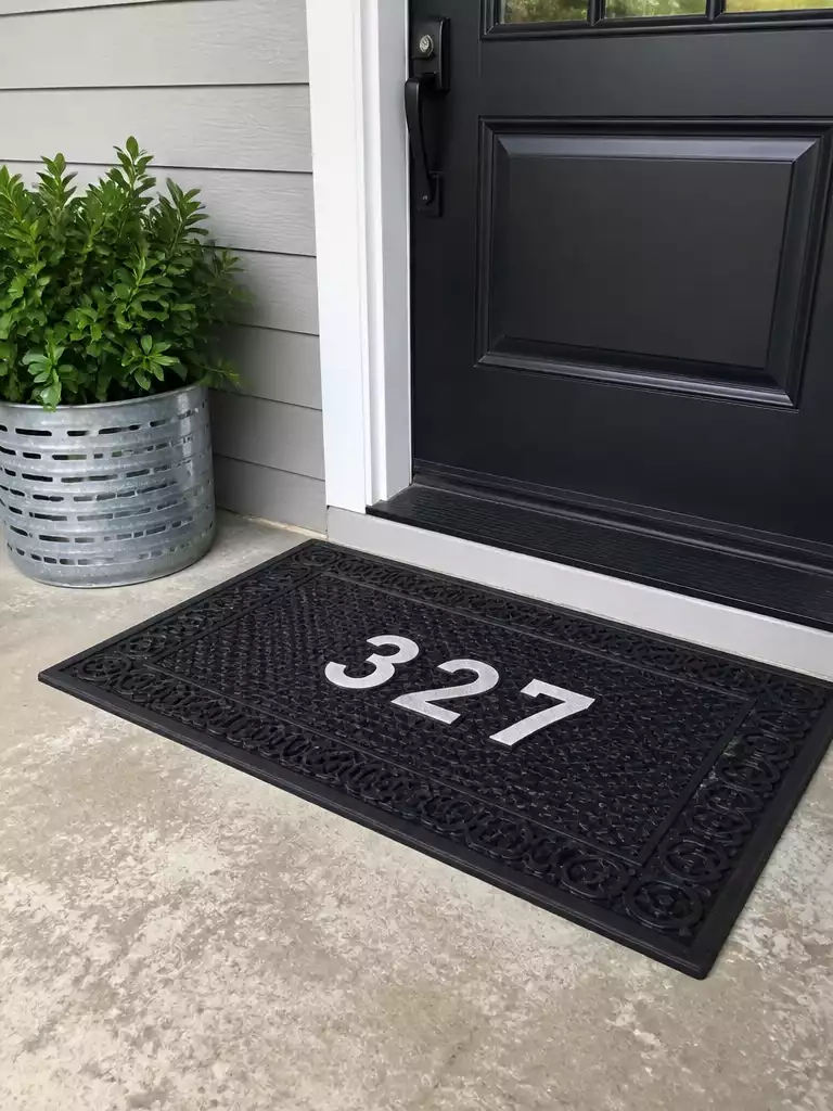 Address Number Mat